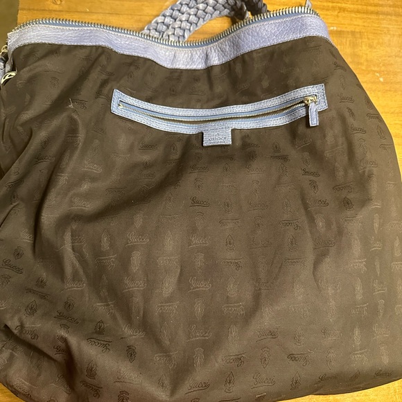 Gucci canvas horsebit hobo shoulder bag - Picture 7 of 12